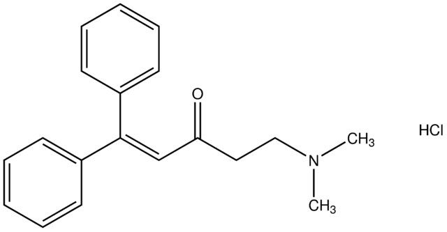 5-(dimethylamino)-1,1-diphenyl-1-penten-3-one hydrochloride