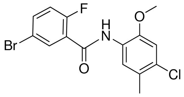 5-BROMO-N-(4-CHLORO-2-METHOXY-5-METHYLPHENYL)-2-FLUOROBENZAMIDE