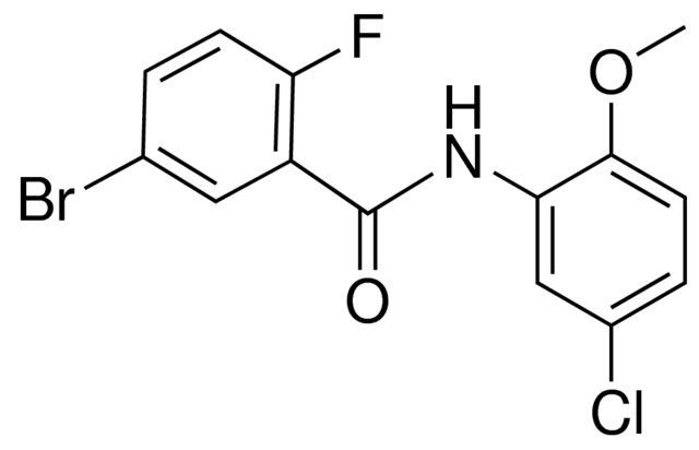 5-BROMO-N-(5-CHLORO-2-METHOXYPHENYL)-2-FLUOROBENZAMIDE