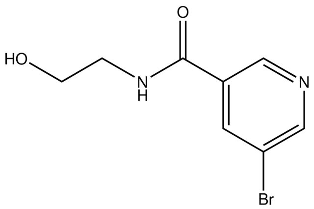 5-Bromo-<i>N</i>-(2-hydroxyethyl)pyridine-3-carboxamide