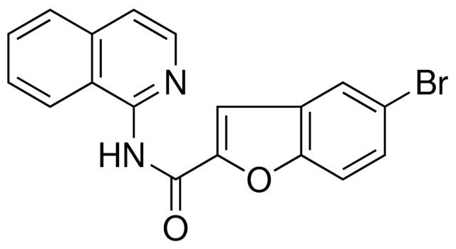 5-BROMO-BENZOFURAN-2-CARBOXYLIC ACID ISOQUINOLIN-1-YLAMIDE