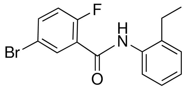 5-BROMO-N-(2-ETHYLPHENYL)-2-FLUOROBENZAMIDE