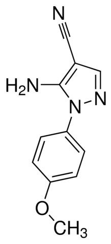 5-Amino-1-(4-methoxy-phenyl)-1<i>H</i>-pyrazole-4-carbonitrile