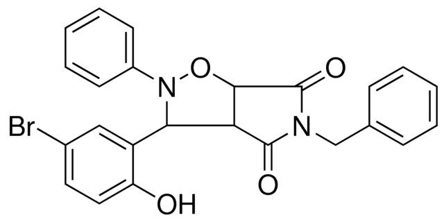 5-BENZYL-3-(5-BR-2-HO-PHENYL)-2-PH-TETRAHYDRO-PYRROLO(3,4-D)ISOXAZOLE-4,6-DIONE