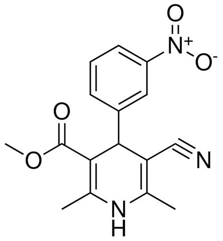 5-CYANO-2,6-DIMETHYL-4-(3-NITRO-PH)-1,4-2H-PYRIDINE-3-CARBOXYLIC ACID ME ESTER