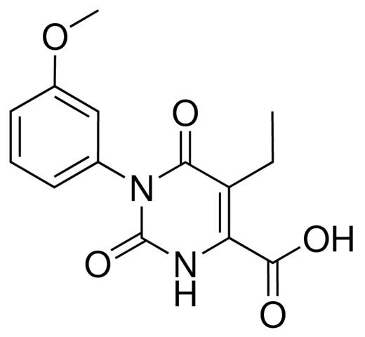 5-ETHYL-1-(3-METHOXY-PHENYL)-2,6-DIOXO-1,2,3,6-TETRAHYDRO-4-PYRIMIDINECARBOXYLIC ACID