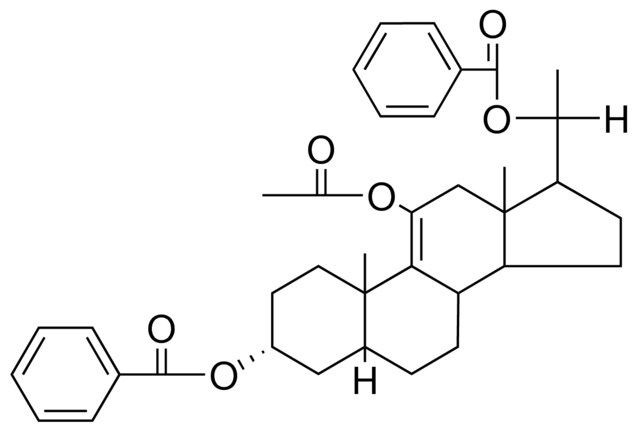 5-BETA-PREGN-9(11)-ENE-3-ALPHA,11,20-BETA-TRIYL 11-ACETATE 3,20-DIBENZOATE