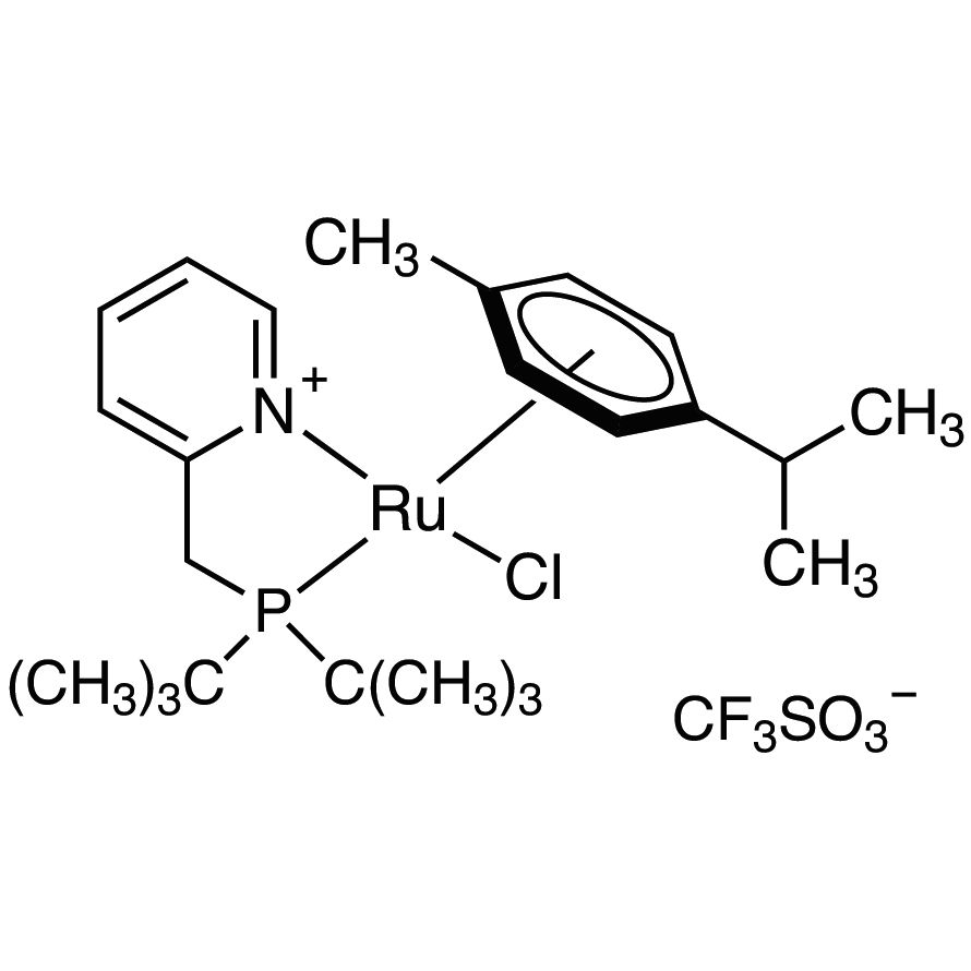 Chloro(p-cymene)[2-[(di-tert-butylphosphino)methyl]pyridine]ruthenium(II) Triflate