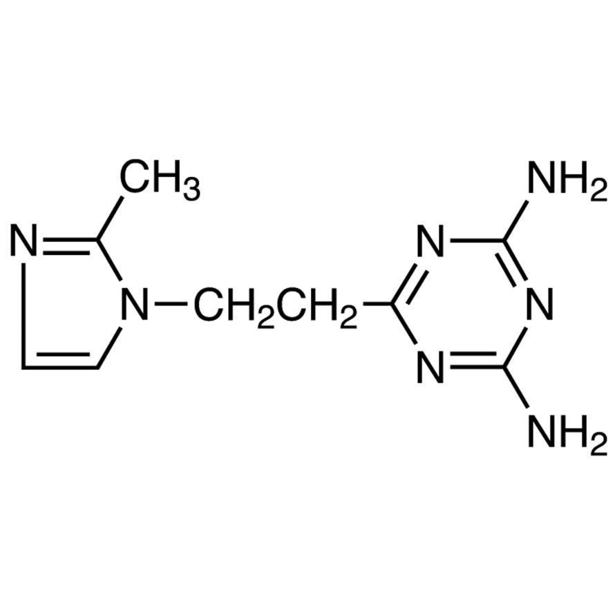 2,4-Diamino-6-[2-(2-methyl-1-imidazolyl)ethyl]-1,3,5-triazine