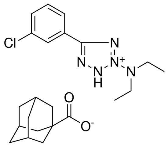 5-(3-CHLORO-PHENYL)-2-DIETHYLAMINO-3H-TETRAZOL-2-IUM, ADAMANTANE-1-CARBOXYLATE