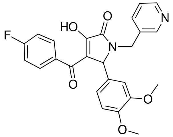 5-(3,4-DIMETHOXYPHENYL)-4-(4-FLUOROBENZOYL)-3-HYDROXY-1-(3-PYRIDINYLMETHYL)-1,5-DIHYDRO-2H-PYRROL-2-ONE