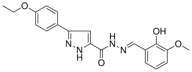 5-(4-ETHOXY-PH)-2H-PYRAZOLE-3-CARBOXYLIC ACID (2-HO-3-MEO-BENZYLIDENE)-HYDRAZIDE