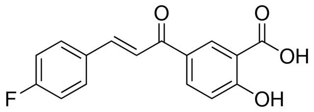 5-(3-(4-FLUOROPHENYL)ACRYLOYL)-2-HYDROXYBENZOIC ACID