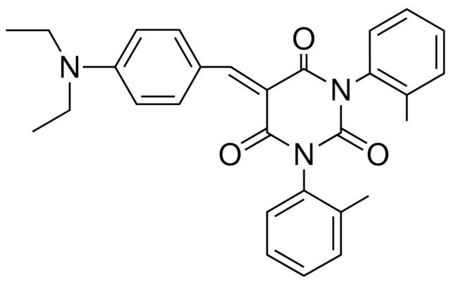 5-(4-DIETHYLAMINO-BENZYLIDENE)-1,3-DI-O-TOLYL-PYRIMIDINE-2,4,6-TRIONE