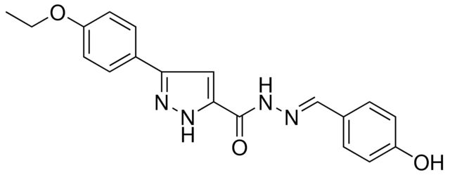 5-(4-ETHOXY-PH)-2H-PYRAZOLE-3-CARBOXYLIC ACID (4-HYDROXY-BENZYLIDENE)-HYDRAZIDE