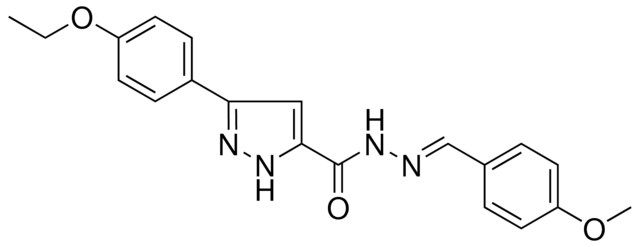 5-(4-ETHOXY-PH)-2H-PYRAZOLE-3-CARBOXYLIC ACID (4-METHOXY-BENZYLIDENE)-HYDRAZIDE