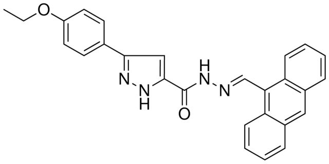 5-(4-ETHOXY-PH)-2H-PYRAZOLE-3-CARBOXYLIC ACID ANTHRACEN-9-YLMETHYLENE-HYDRAZIDE