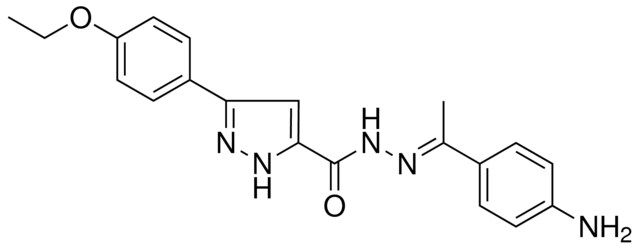 5-(4-ETO-PH)-2H-PYRAZOLE-3-CARBOXYLIC ACID (1-(4-AMINO-PH)-ETHYLIDENE)-HYDRAZIDE