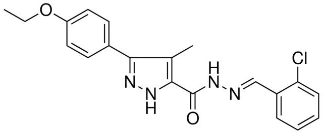 5-(4-ETHOXY-PH)-4-ME-2H-PYRAZOLE-3-CARBOXYLIC ACID (2-CL-BENZYLIDENE)-HYDRAZIDE