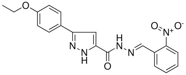 5-(4-ETHOXY-PH)-2H-PYRAZOLE-3-CARBOXYLIC ACID (2-NITRO-BENZYLIDENE)-HYDRAZIDE