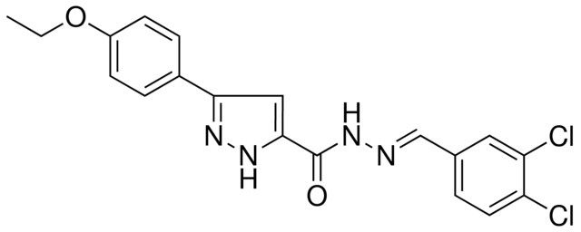 5-(4-ETHOXY-PH)2H-PYRAZOLE-3-CARBOXYLIC ACID (3,4-DICHLORO-BENZYLIDENE)HYDRAZIDE