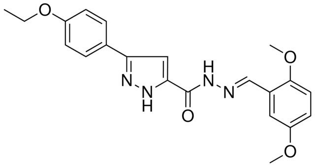 5-(4-ETO-PH)-2H-PYRAZOLE-3-CARBOXYLIC ACID (2,5-DIMETHOXY-BENZYLIDENE)-HYDRAZIDE