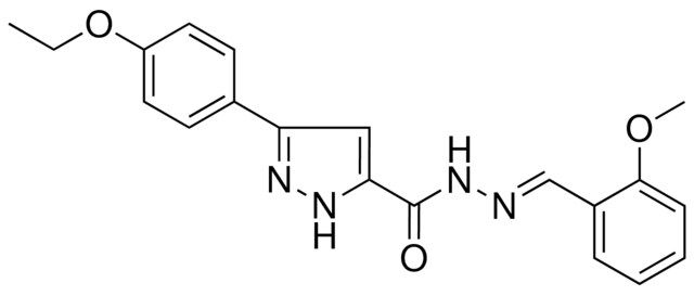 5-(4-ETHOXY-PH)-2H-PYRAZOLE-3-CARBOXYLIC ACID (2-METHOXY-BENZYLIDENE)-HYDRAZIDE