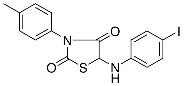 5-(4-IODO-PHENYLAMINO)-3-P-TOLYL-THIAZOLIDINE-2,4-DIONE