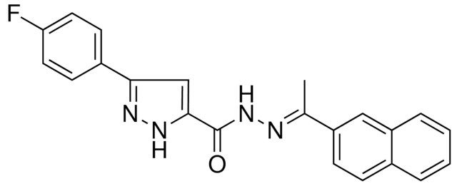 5-(4-F-PH)-2H-PYRAZOLE-3-CARBOXYLIC ACID (1-NAPHTHALEN-2-YL-ETHYLIDENE)HYDRAZIDE