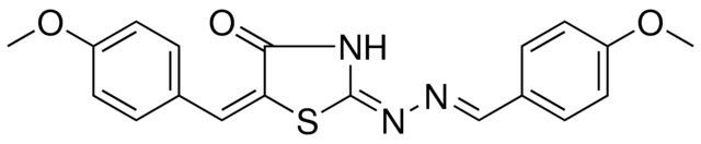 5-(4-MEO-BENZYLIDENE)-2-[(4-METHOXY-BENZYLIDENE)-HYDRAZONO]-THIAZOLIDIN-4-ONE