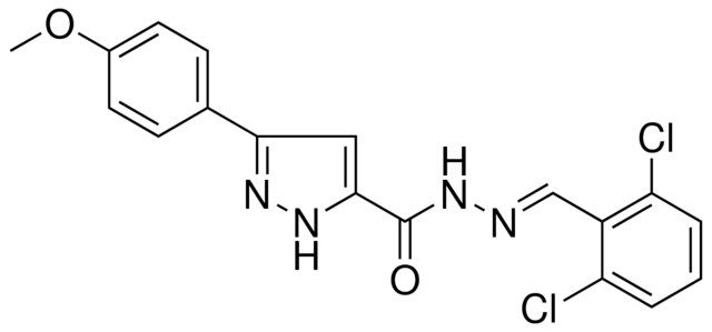 5-(4-MEO-PH)-2H-PYRAZOLE-3-CARBOXYLIC ACID (2,6-DICHLORO-BENZYLIDENE)-HYDRAZIDE