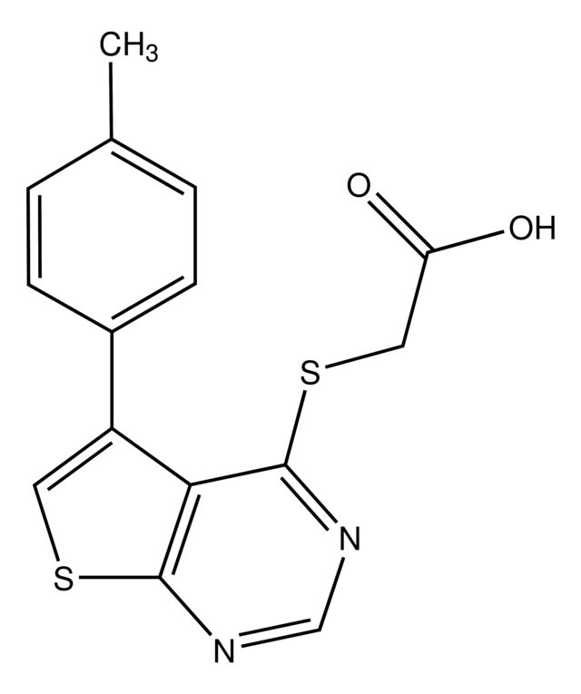 {[5-(4-Methylphenyl)thieno[2,3-<i>d</i>]pyrimidin-4-yl]thio}acetic acid