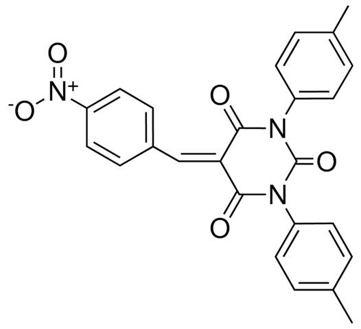 5-(4-NITRO-BENZYLIDENE)-1,3-DI-P-TOLYL-PYRIMIDINE-2,4,6-TRIONE