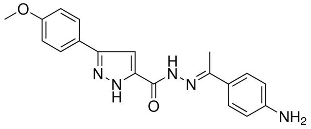 5-(4-MEO-PH)-2H-PYRAZOLE-3-CARBOXYLIC ACID (1-(4-AMINO-PH)-ETHYLIDENE)-HYDRAZIDE