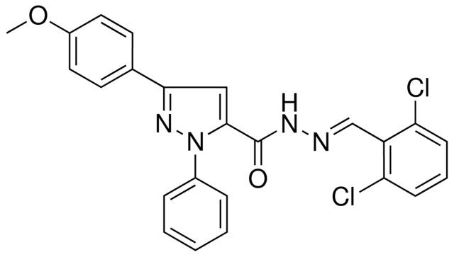 5-(4-MEO-PH)-2-PH-2H-PYRAZOLE-3-CARBOXYLIC ACID (2,6-DI-CL-BENZYLIDENE)HYDRAZIDE