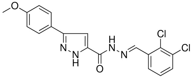 5-(4-MEO-PH)-2H-PYRAZOLE-3-CARBOXYLIC ACID (2,3-DICHLORO-BENZYLIDENE)-HYDRAZIDE