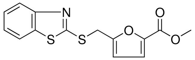 5-(BENZOTHIAZOL-2-YLSULFANYLMETHYL)-FURAN-2-CARBOXYLIC ACID METHYL ESTER