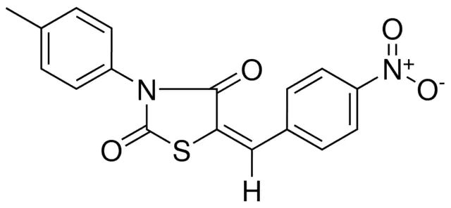 5-(4-NITRO-BENZYLIDENE)-3-P-TOLYL-THIAZOLIDINE-2,4-DIONE