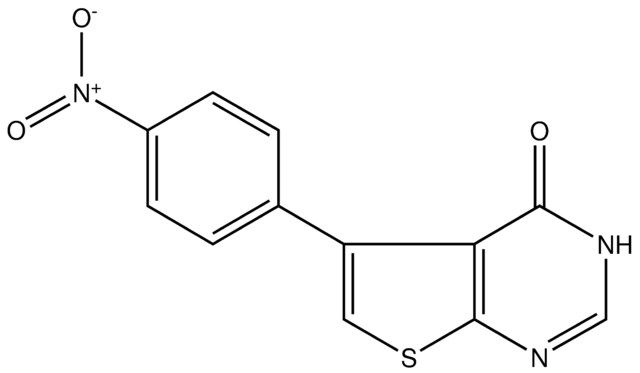 5-(4-Nitrophenyl)thieno[2,3-<i>d</i>]pyrimidin-4(3<i>H</i>)-one