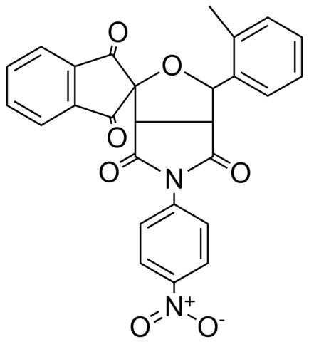 5-(4-NITROPHENYL)-3-O-TOLYL-3,3A-DIHYDROSPIRO[FURO[3,4-C]PYRROLE-1,2'-INDENE]-1',3',4,6(5H,6AH)-TETRAONE