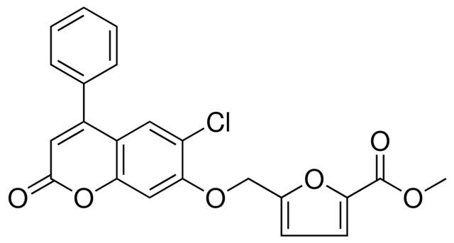 5-(6-CL-2-OXO-4-PH-2H-CHROMEN-7-YLOXYMETHYL)-FURAN-2-CARBOXYLIC ACID ME ESTER