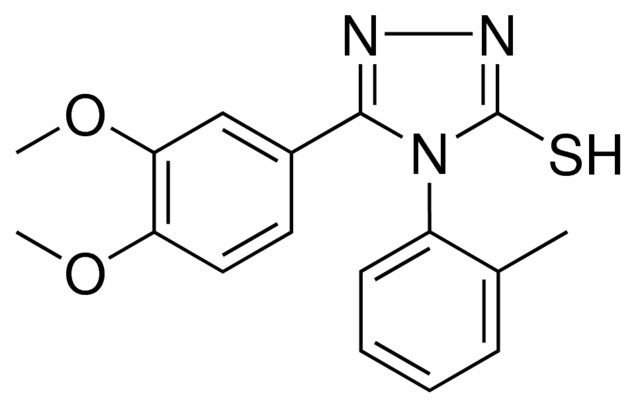 5-(3,4-DIMETHOXY-PHENYL)-4-O-TOLYL-4H-(1,2,4)TRIAZOLE-3-THIOL