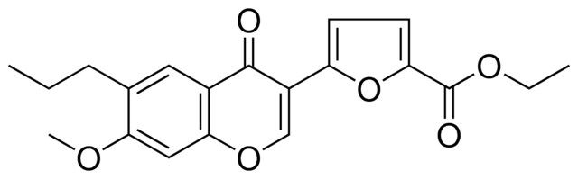 5-(7-METHOXY-4-OXO-6-PROPYL-4H-CHROMEN-3-YL)-FURAN-2-CARBOXYLIC ACID ETHYL ESTER