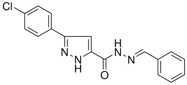 5-(4-CHLORO-PHENYL)-2H-PYRAZOLE-3-CARBOXYLIC ACID BENZYLIDENE-HYDRAZIDE