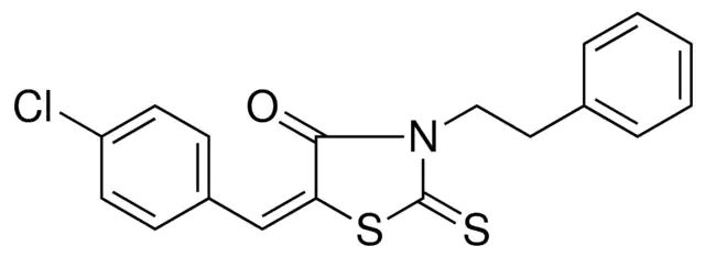 5-(4-CHLORO-BENZYLIDENE)-3-PHENETHYL-2-THIOXO-THIAZOLIDIN-4-ONE