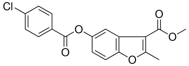 5-(4-CHLORO-BENZOYLOXY)-2-METHYL-BENZOFURAN-3-CARBOXYLIC ACID METHYL ESTER