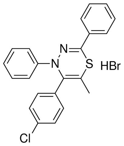 5-(4-CHLORO-PHENYL)-6-METHYL-2,4-DIPHENYL-4H-(1,3,4)THIADIAZINE, HYDROBROMIDE