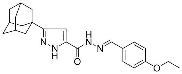 5-ADAMANTAN-1-YL-2H-PYRAZOLE-3-CARBOXYLIC ACID (4-ETHOXY-BENZYLIDENE)-HYDRAZIDE