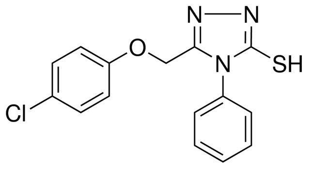 5-(4-CHLORO-PHENOXYMETHYL)-4-PHENYL-4H-(1,2,4)TRIAZOLE-3-THIOL