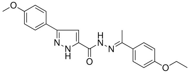 5-(4-MEO-PH)-2H-PYRAZOLE-3-CARBOXYLIC ACID (1-(4-ETHOXY-PH)-ETHYLIDENE)HYDRAZIDE